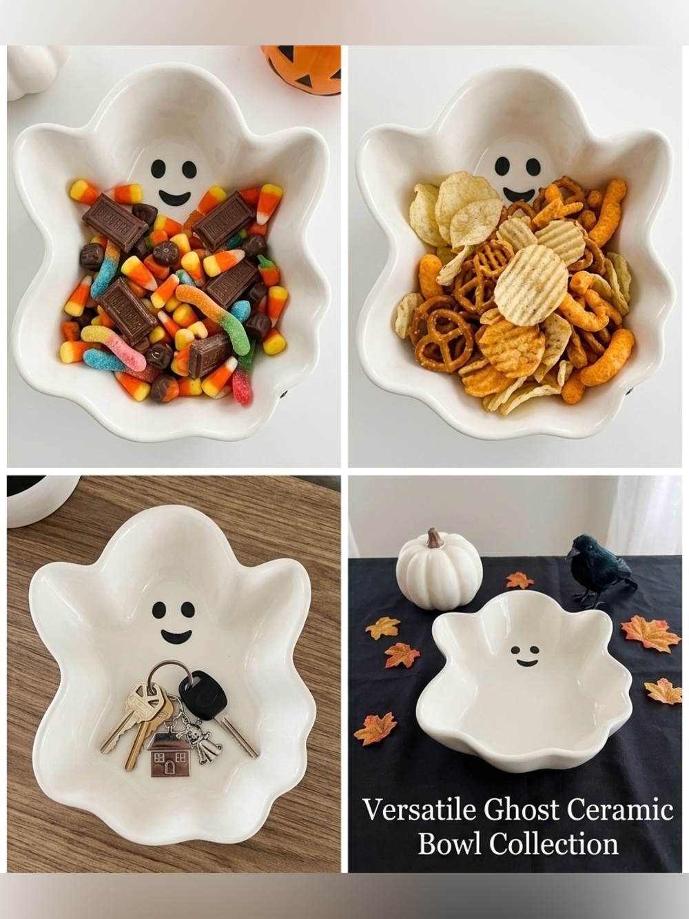 Ghost Ceramic Bowl - Set of 2
